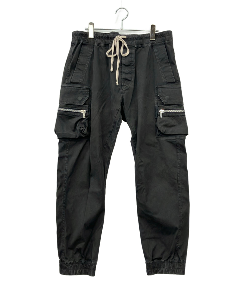Rick Owens カーゴパンツ コットン ジッパーポケット 裾リブ RU02C7396-TE メンズ SIZE 54 (XL) リックオウエンス