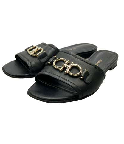 Salvatore Ferragamo ガンチーニフラットサンダル 99719 レディース SIZE 5 1/2 サルヴァトーレフェラガモ