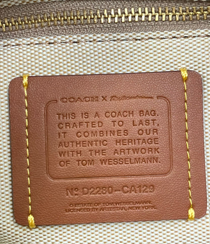 美品 COACH Tom Wesselmann ショルダーバッグ 斜め掛け レザー CA129 レディース コーチ トムウェッセルマン