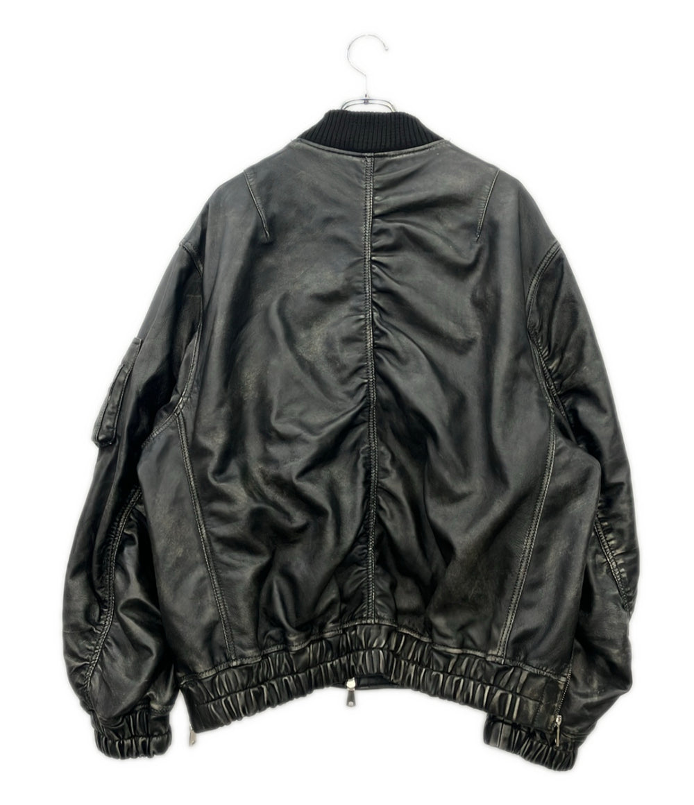 MAISON SPECIAL シープ レザー MA-1 ジャケット メンズ SIZE 2 メゾンスペシャル