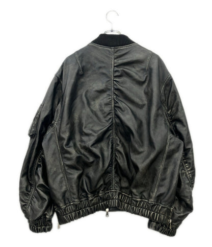 MAISON SPECIAL シープ レザー MA-1 ジャケット メンズ SIZE 2 メゾンスペシャル