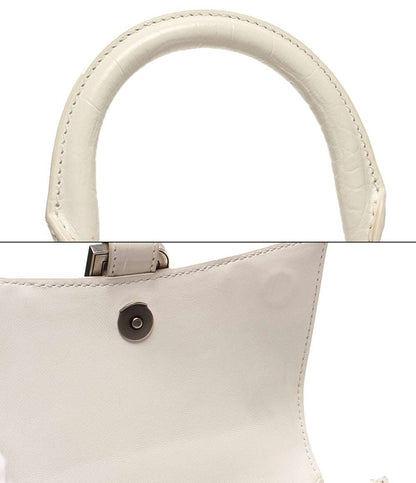 BALENCIAGA ハンドバッグ クロコ型押し アワーグラス XS 592833 レディース バレンシアガ