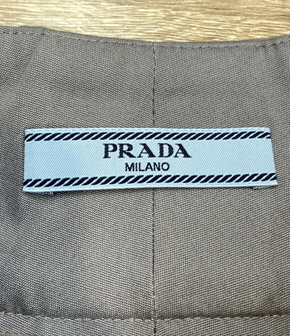 美品 プラダ ハイウエスト ワイドパンツ レディース SIZE 36 (S) PRADA