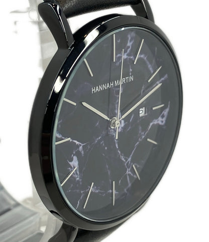 美品 HANNAH MARTIN 腕時計 クオーツ HM-10101 メンズ ハンナマーティン