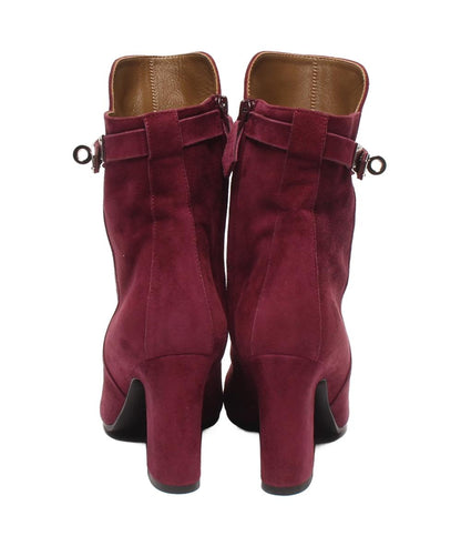 HERMES ショートブーツ サンジェルマン ケリー金具 スエード レディース SIZE 35 1/2 (22.5cm) エルメス