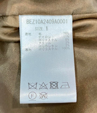 BEARDSLEY ノースリーブワンピース Vネック 裏地付き カラーネップジャンパースカート BEZ10A2409A0001 レディース SIZE 1 (M) ビアズリー