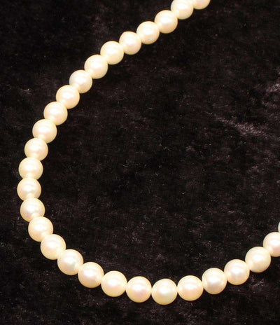 美品 ネックレス SV パール6.0-6.5mm レディース