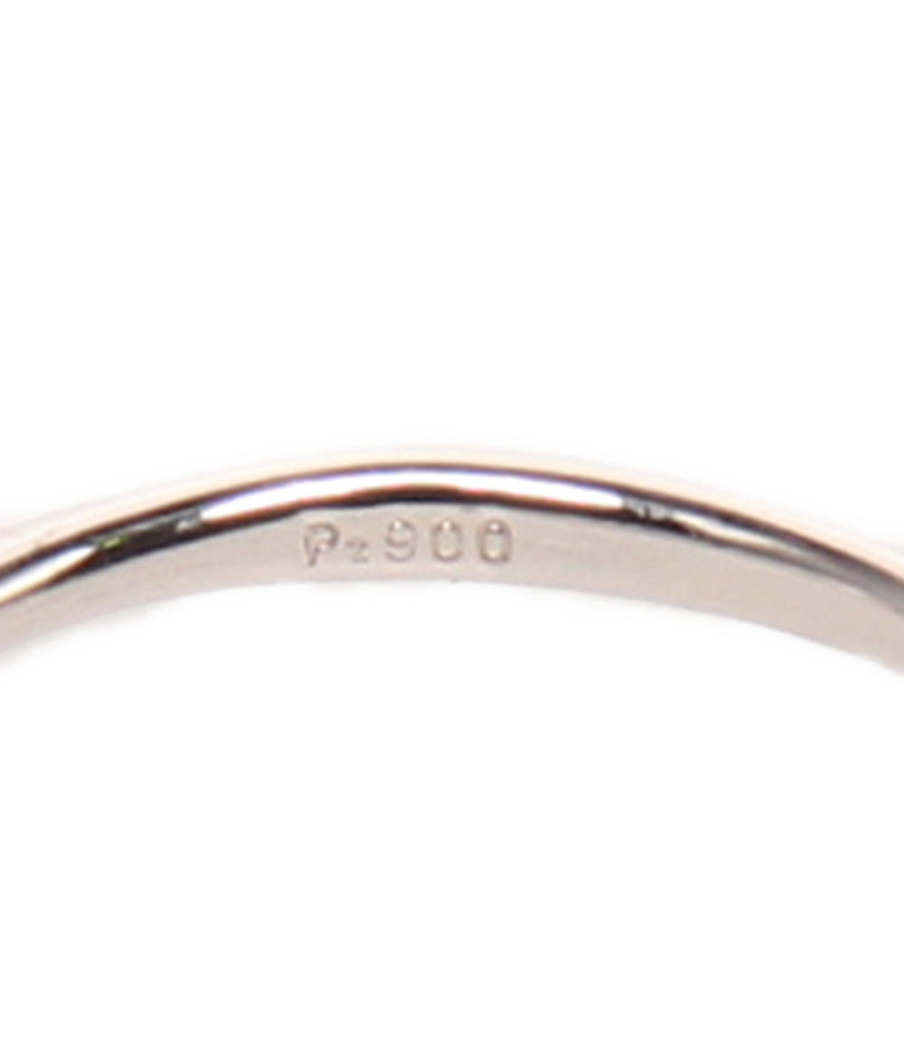 美品 MARGARET HOWELL idea リング 指輪 Pt900 ダイヤ 0.06ct レディース SIZE 11号 マーガレットハウエル アイデア