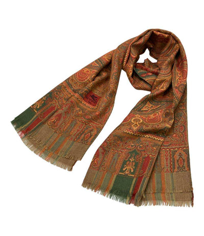 美品 ETRO ストール ペイズリー柄 メンズ レディース エトロ