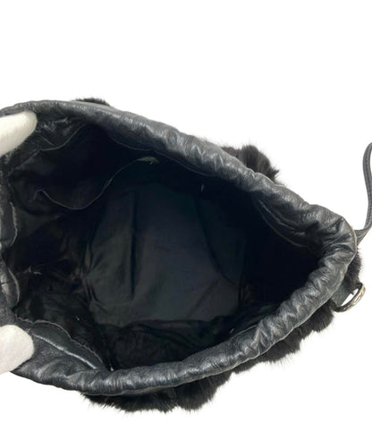 UNITED ARROWS ショルダーバッグ 斜め掛け 巾着型 ファー レディース ユナイテッドアローズ