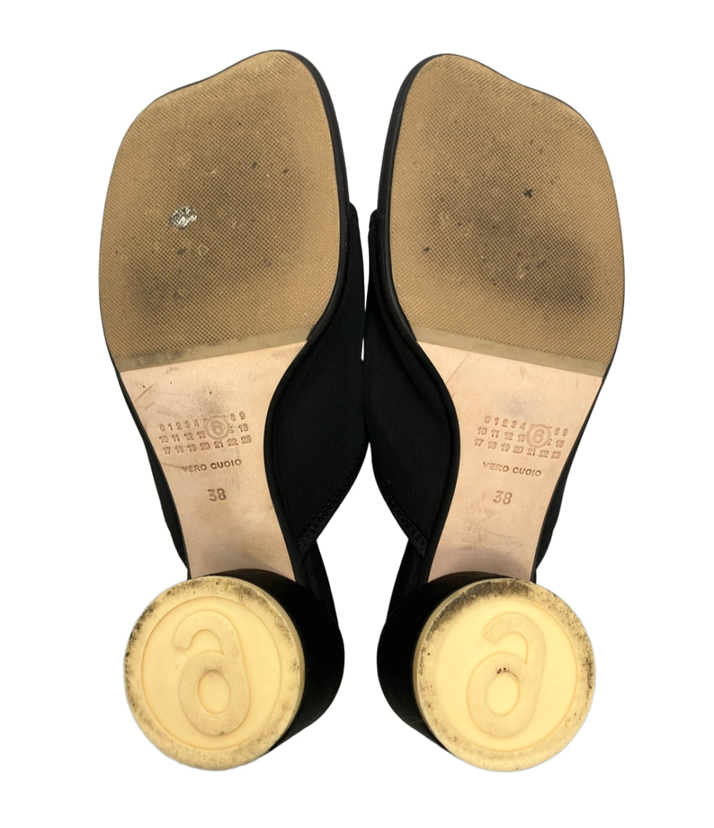 MM6 Maison Margiela ミュールサンダル チャンキーヒール S66WP0086 レディース SIZE 38 エムエムシックス メゾン マルジェラ
