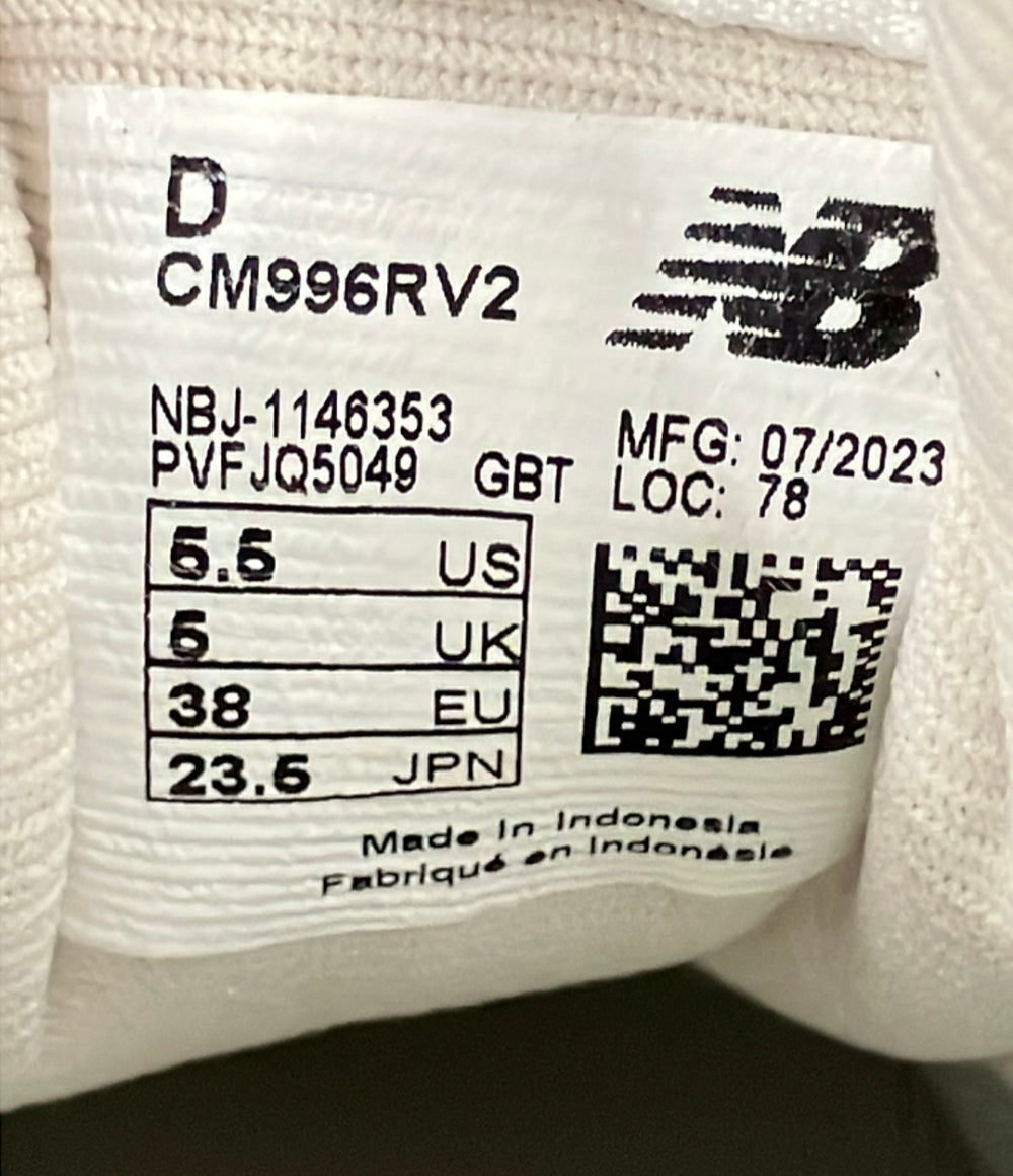 美品 NEW BALANCE ローカットスニーカー CM996RV2 レディース SIZE 23.5 (M) ニューバランス