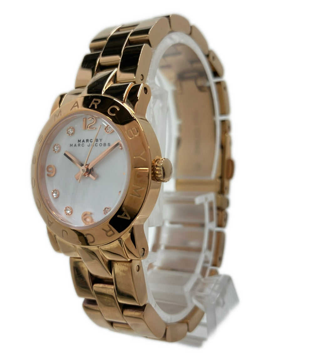 MARC BY MARC JACOBS 腕時計 クオーツ ホワイト MBM3078 レディース マークバイマークジェイコブス