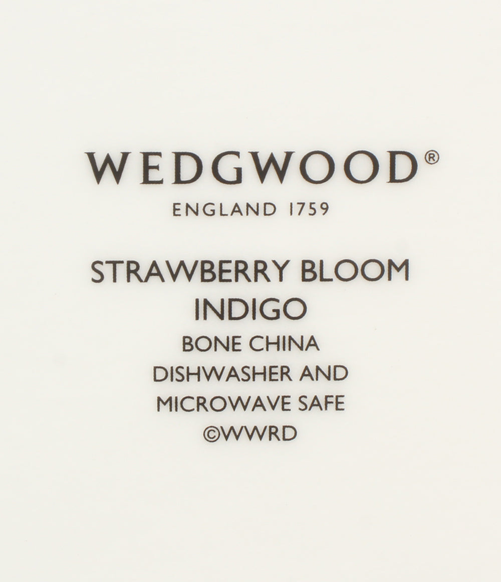 美品 WEDGWOOD マルチディッシュ 皿 30cm ストロベリー ブルーム インディゴ ウェッジウッド