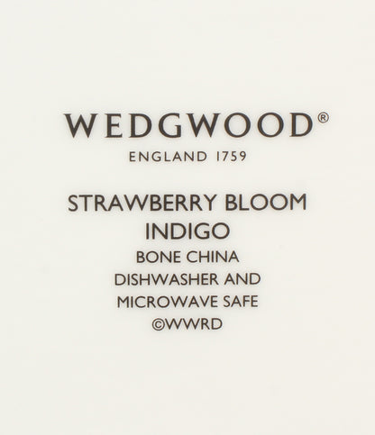 美品 WEDGWOOD マルチディッシュ 皿 30cm ストロベリー ブルーム インディゴ ウェッジウッド