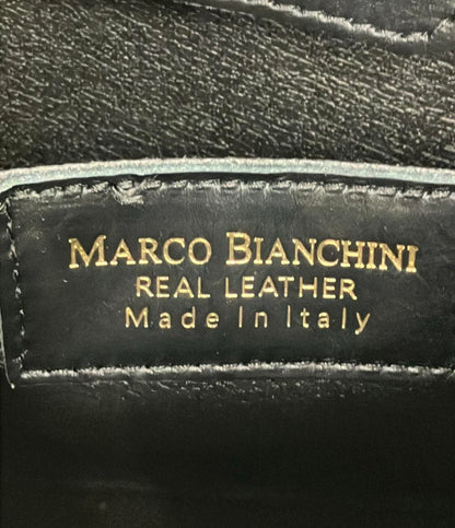 美品 マルコビアンキーニ ハンドバッグ ショルダーバッグ 2WAY 斜め掛け 本革 レディース MARCO BIANCHINI