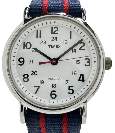 TIMEX 腕時計 INDIGLO クオーツ ホワイト メンズ タイメックス