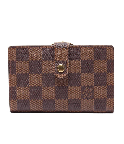 美品 ルイヴィトン 二つ折り財布 ポルトモネ ビエ ヴィエノワ ダミエ N61664 ユニセックス Louis Vuitton