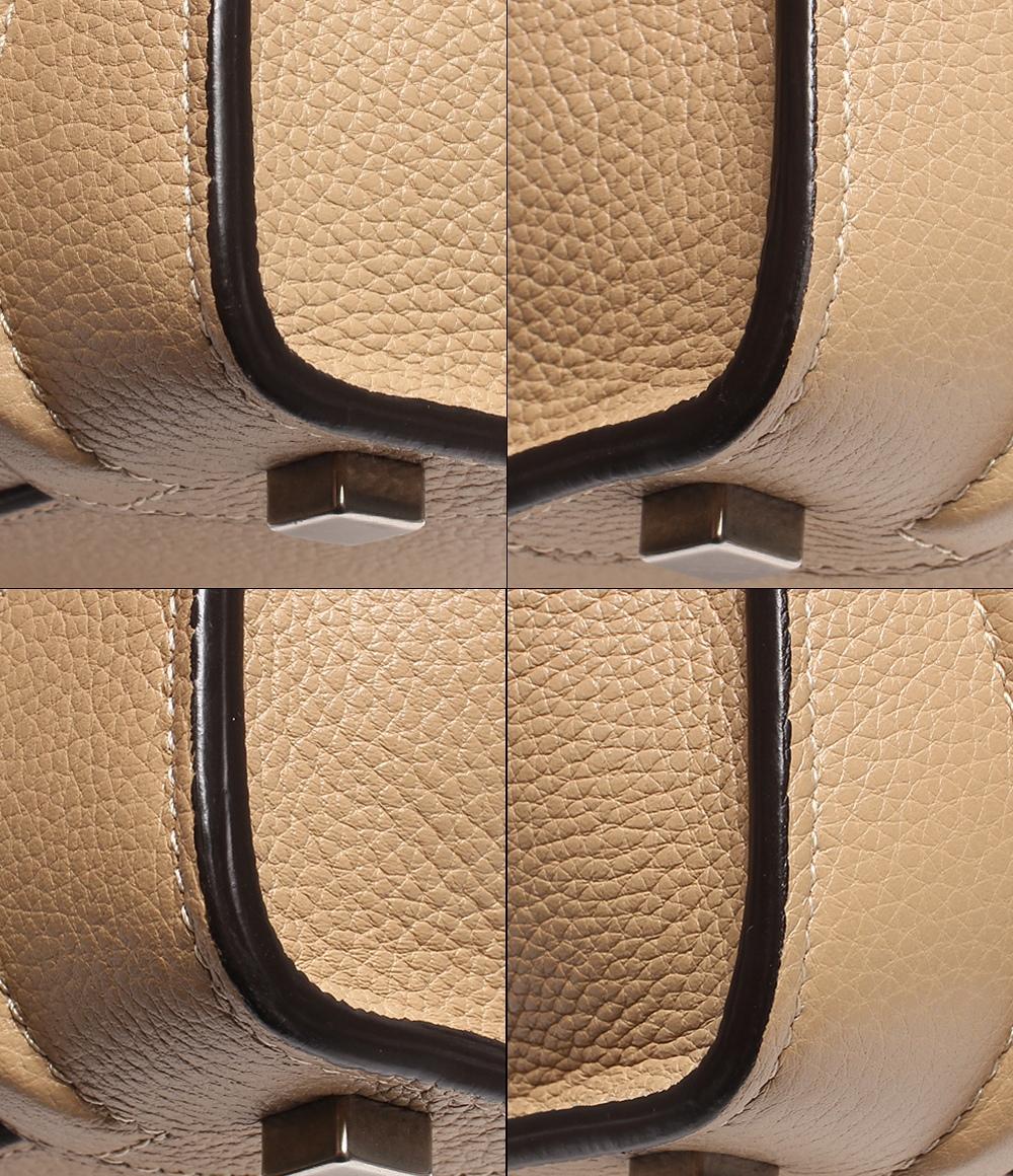 セリーヌ レザー ハンドバッグ シルバー金具 ラゲージ マイクロショッパー デューン レディース CELINE