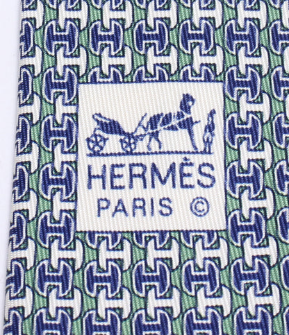 エルメス 美品 ネクタイ シルク100％ H柄      メンズ  (複数サイズ) HERMES