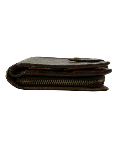 訳あり LOUIS VUITTON 二つ折り財布 コンパクトジップ モノグラム M61667 レディース ルイ・ヴィトン