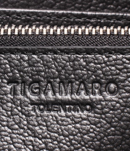 美品 ティガマロ ラウンドファスナー長財布 メンズ TIGAMARO