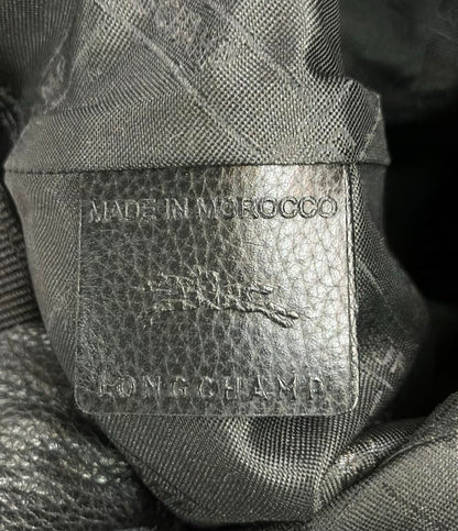 Longchamp リュック レザー ル・フローネ ノワール レディース ロンシャン