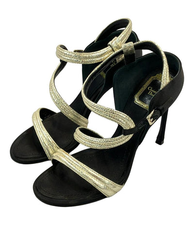 Christian Dior パンプス サテン レディース SIZE 35 1/2 D (22.5cm) クリスチャンディオール