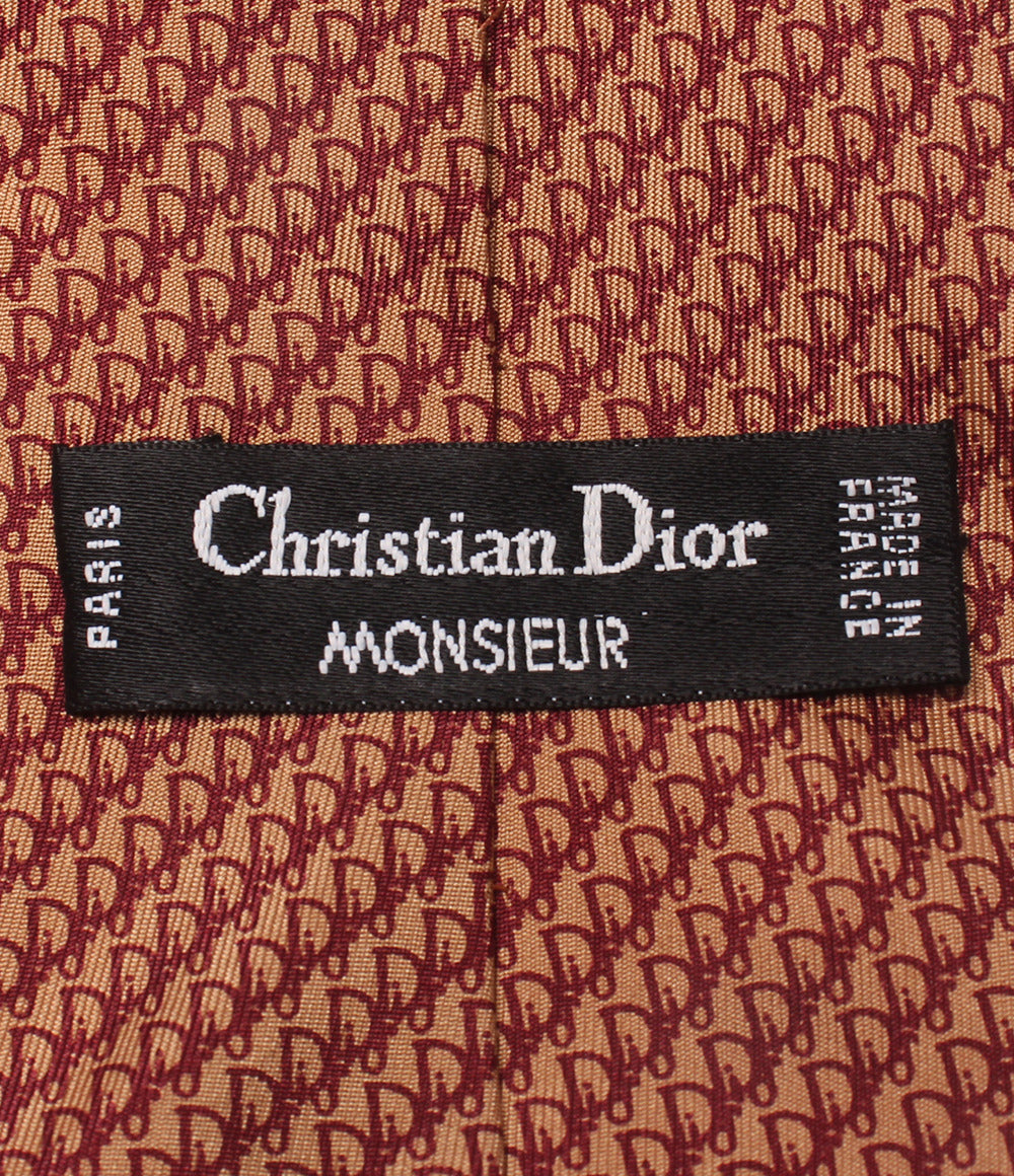 美品 Christian Dior ネクタイ シルク100% メンズ クリスチャンディオール
