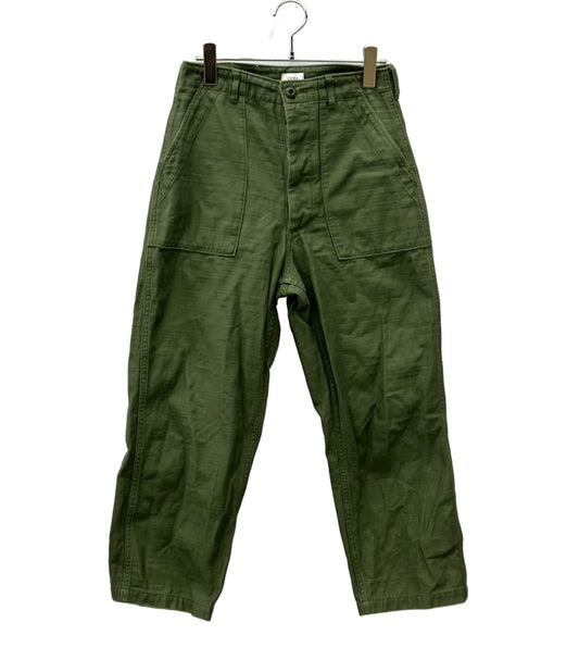 CIOTA コットンパンツ BAKER PANTS カーキ スビンコットンムラ糸バックサテンベイカーパンツ PTLM-129 メンズ SIZE 2 (M) シオタ