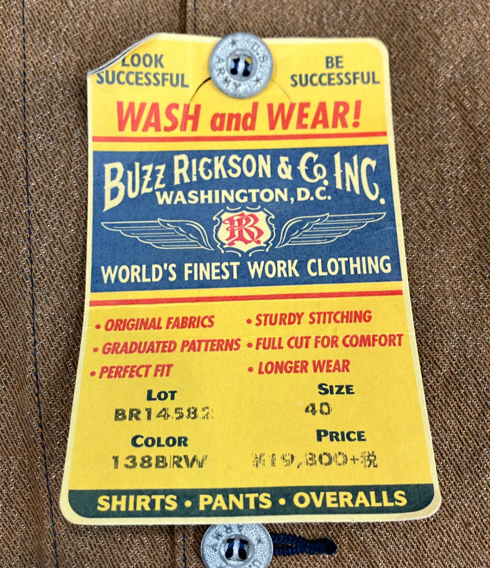 Buzz Rickson's デニムジャケット メンズ SIZE 40 (L) バズリクソンズ