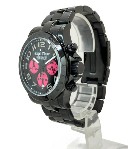 Angel Clover 腕時計 クオーツ ブラック BM41 メンズ エンジェルクローバー