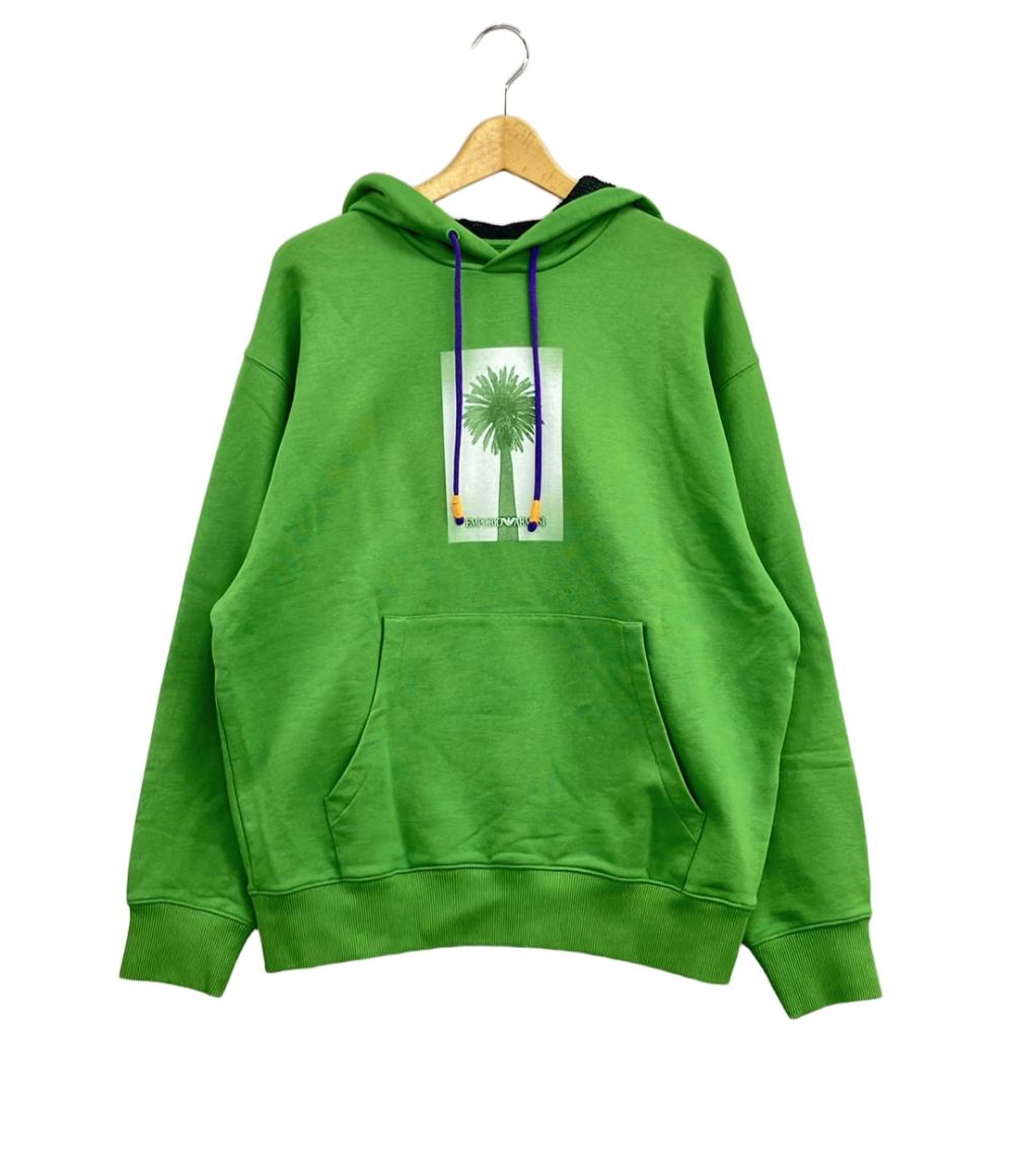 美品 エンポリオ・アルマーニ プルオーバーパーカー ヤシフォト メンズ SIZE M (M) Emporio Armani