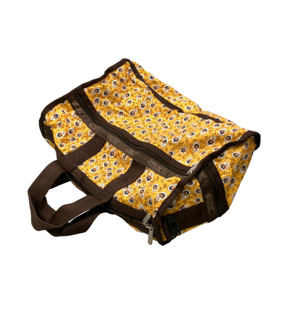 美品 LeSportsac 2way ボストンバッグ ショルダーバッグ 斜め掛け 花柄 レディース レスポートサック