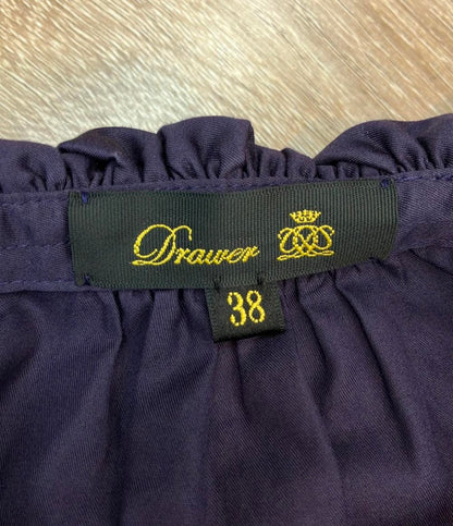 Drawer 長袖ブラウス フロント大きなリボンタイ フリルカラー 6511-299-1048 レディース SIZE 38 (M) ドゥロワー