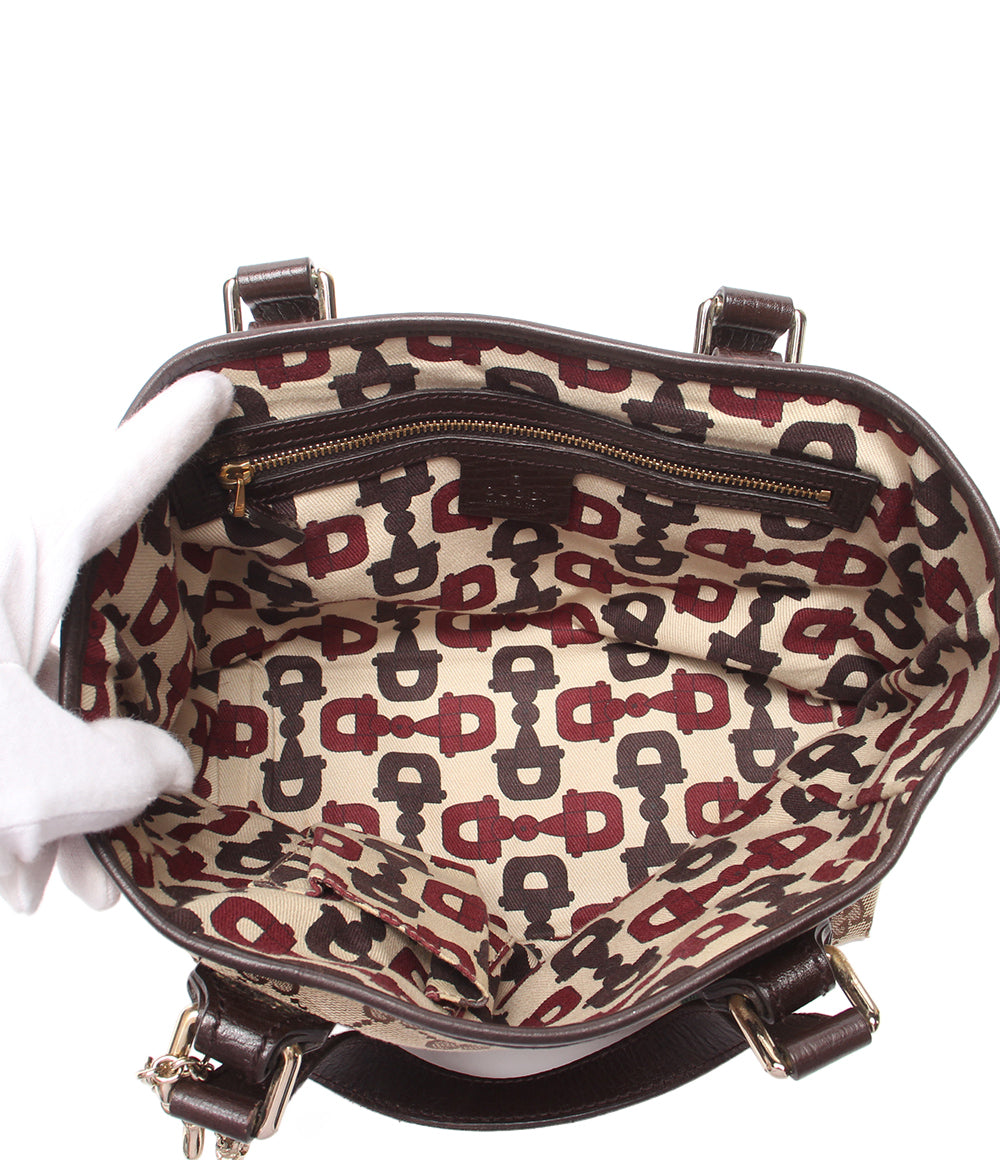 GUCCI ハンドバッグ GGキャンバス シェリーライン 139261 213048 レディース グッチ