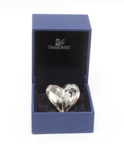美品 SWAROVSKI リング 指輪 ハートモチーフ レディース SIZE 14号 スワロフスキー