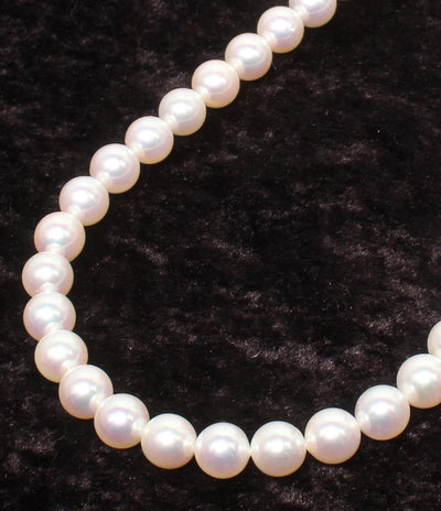 美品 ネックレス パール8.5-9.0mm レディース