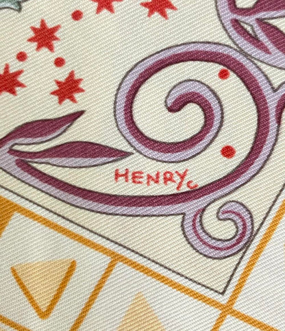 HERMES スカーフ シルク100% カレ90 世界地図 www.hermes.com レディース エルメス