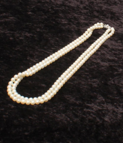 2連ネックレス SV パール 6.5-7.0mm レディース