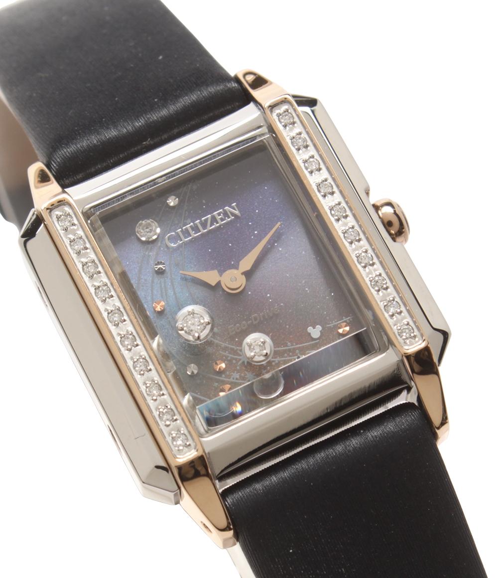 美品 シチズン 腕時計 エル ディズニーコレクション ソーラー EG7065-06L レディース CITIZEN