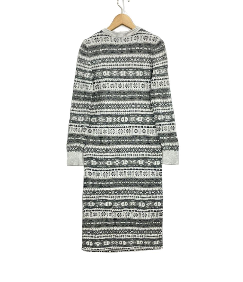 美品 ローレン ラルフ ローレン 長袖ニットワンピース レディース SIZE SP (S) LAUREN  RALPH LAUREN
