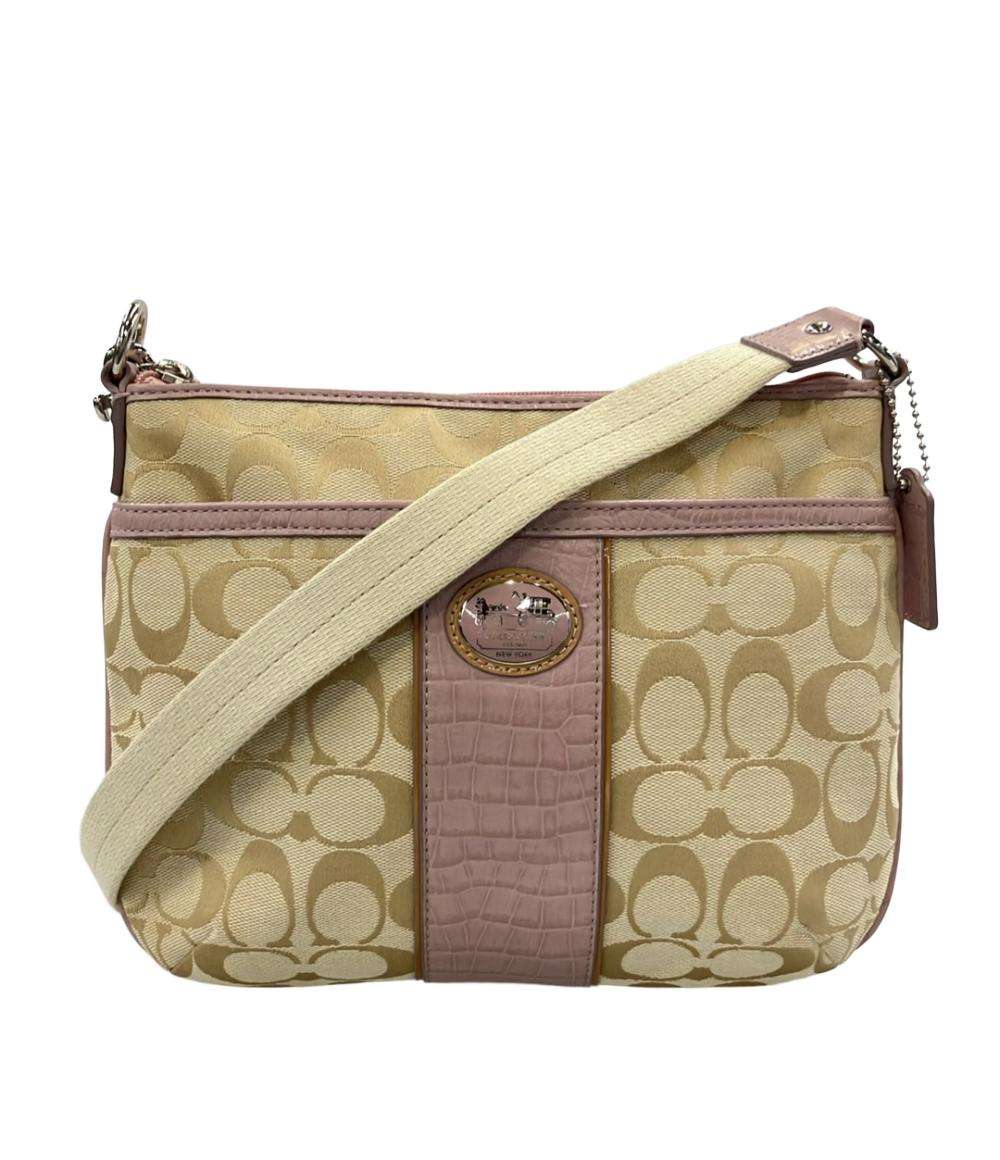 COACH ショルダーバッグ 斜め掛け シグネチャー レディース コーチ