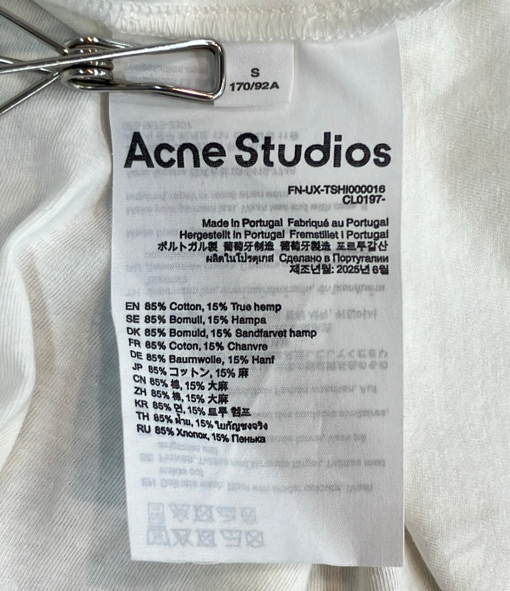Acne Studios スプレー仕上げ1996ロゴTシャツ ダメージ加工 FN-UX-TSHI000016 メンズ レディース SIZE S アクネ ストゥディオズ