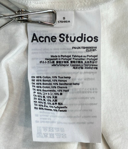 Acne Studios スプレー仕上げ1996ロゴTシャツ ダメージ加工 FN-UX-TSHI000016 メンズ レディース SIZE S アクネ ストゥディオズ