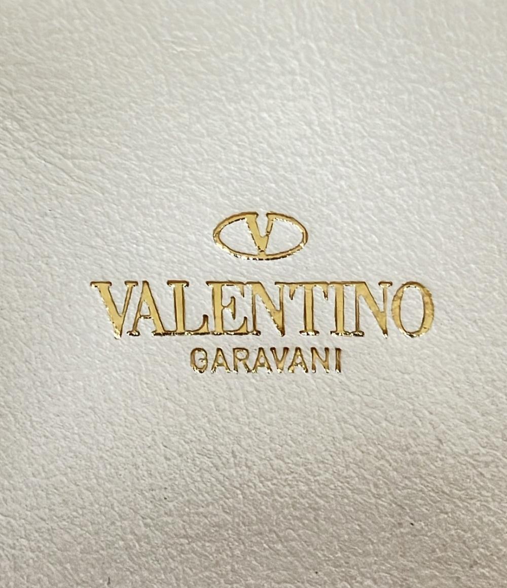 VALENTINO ラウンドファスナー長財布 スタッズ レザー レディース ヴァレンティノ