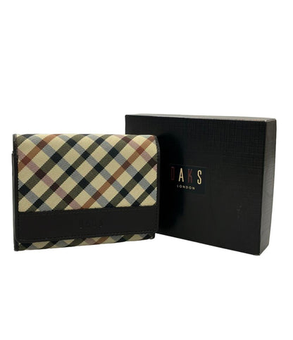 美品 DAKS 二つ折り財布 レディース ダックス