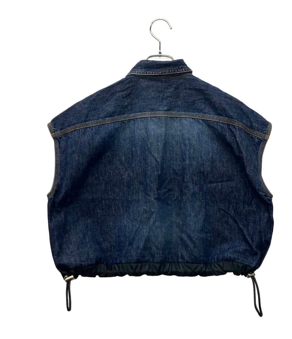 Sacai ワイドシルエット ノースリーブデニムシャツ レディース SIZE 1 (S) サカイ