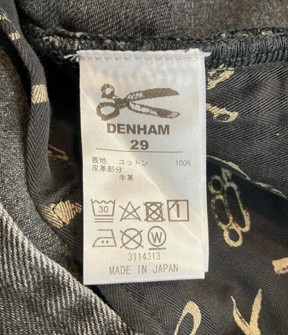 美品 デンハム デニムパンツ ジーンズ ダメージ加工 FORGE MIJ GRY 01231111003 メンズ SIZE 29 (S) DENHAM