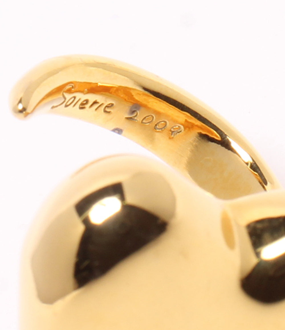 美品 Soierie リング 指輪 オープンハート レディース SIZE 9号 ソワリー
